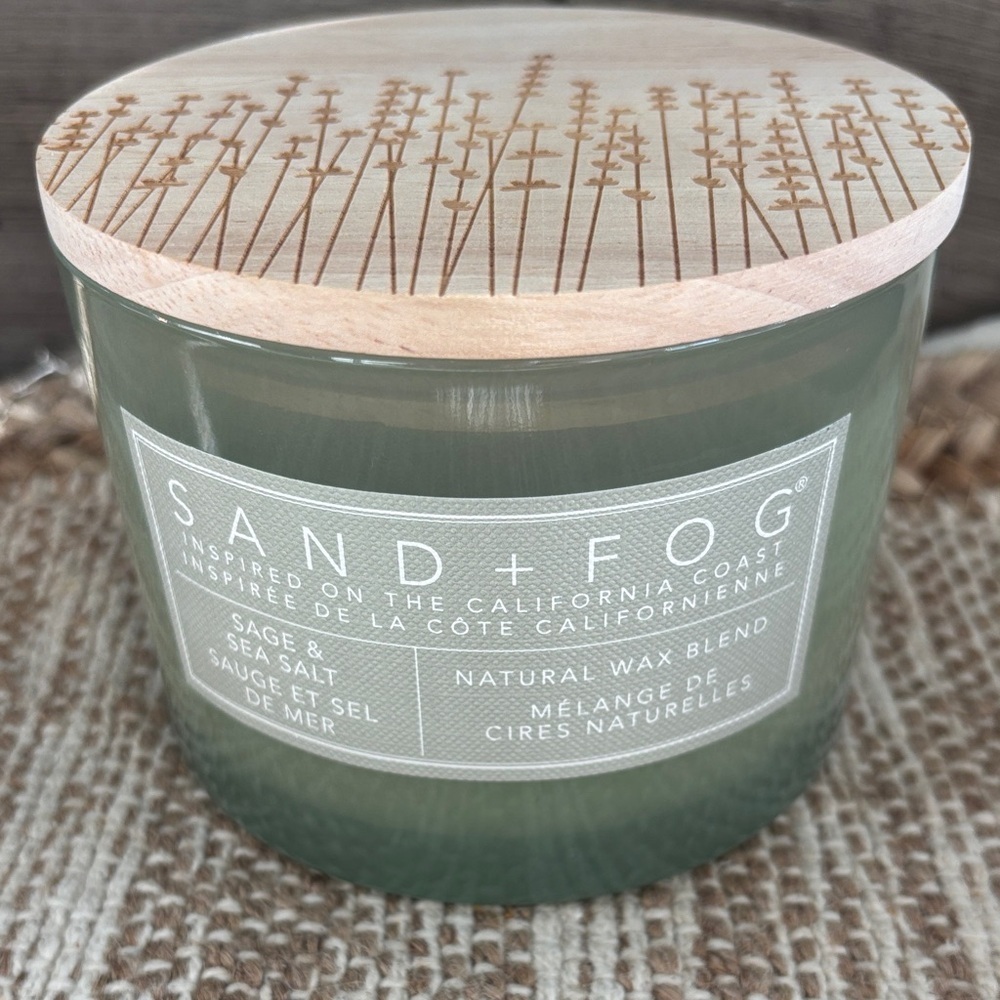 Sand + Fog Sage & Sea Salt Natural Wax Candle
